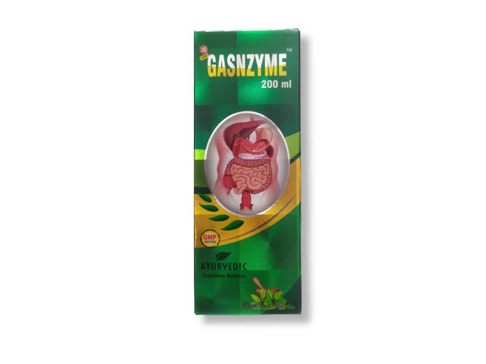 GASNZYME 200 ml  (Antacid  & Gas relief )
